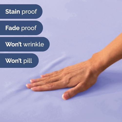 Short Queen Size 4 Piece Bed Sheet Set (35 - Lavender / Short Queen)