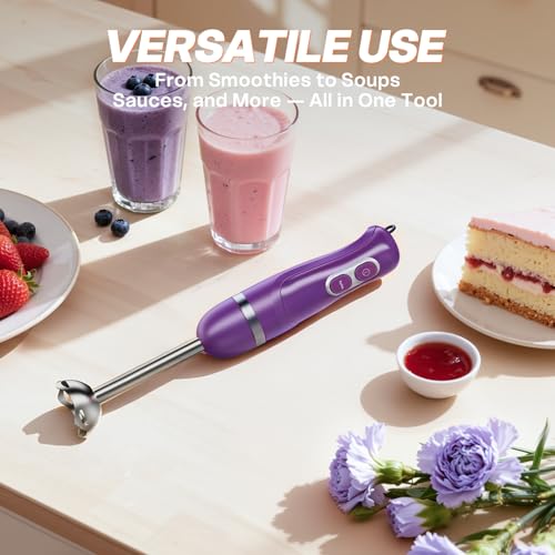 Immersion Blender Corded 400W (Purple / single)