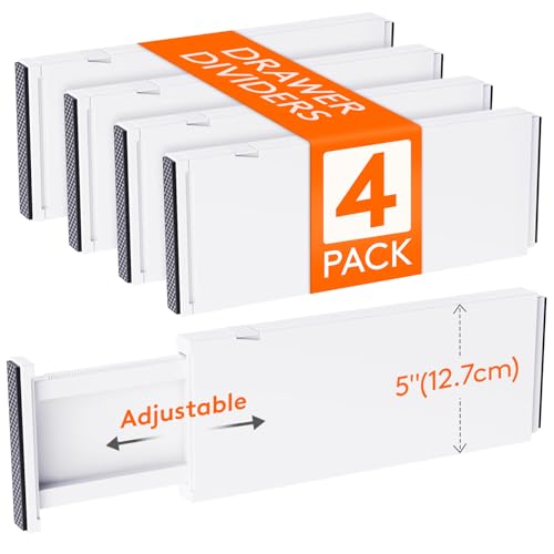 5" Tall Upgrade Drawer Dividers (5"H, 13.5-22"L)