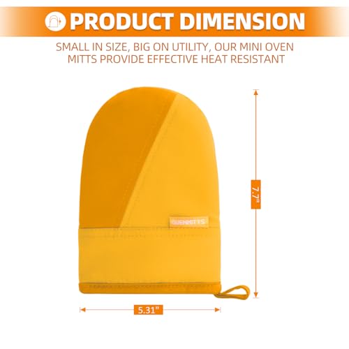 Mini Oven Mitts (Yellow)