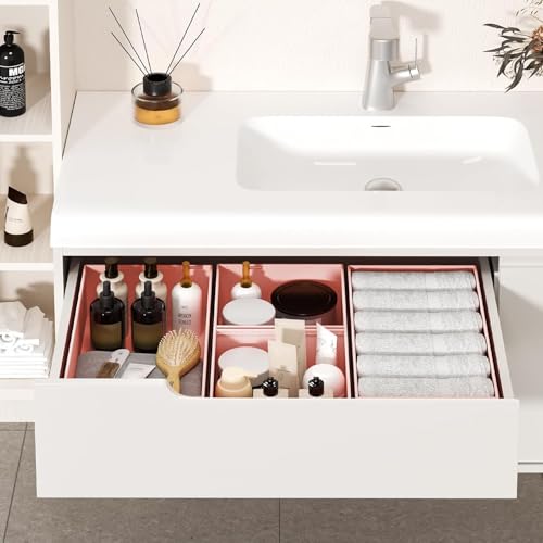Drawer Organizer Clothes (Pink / 24 Pack)