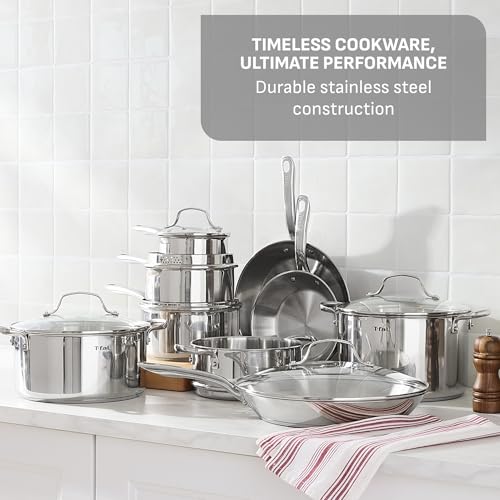 Gourmet 15 Piece Stainless Steel Pots and Pans Set (Cookware Set / 15-Piece)