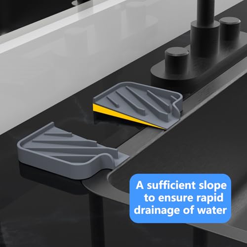Sponge Holder for Kitchen Sink (Gray / 5"x3.5")