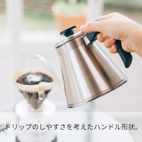 V60 "Fit" Gooseneck Drip Kettle (Silver)