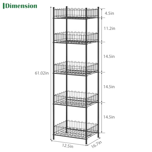 Soda Can Organizer for Pantry 5 Tier Water Bottle Organizer Holder for Tumbler Travel Mug Cup