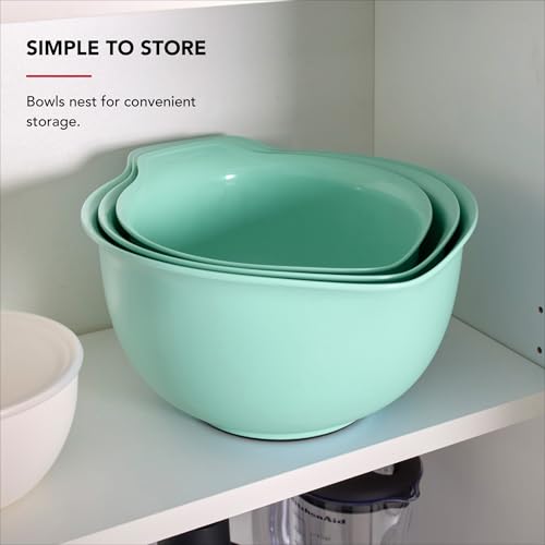 Universal Nesting Plastic Mixing Bowls (Spearmint / Set of 3)