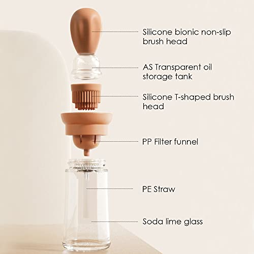 Oil Dispenser with Brush (Iron Yellow)
