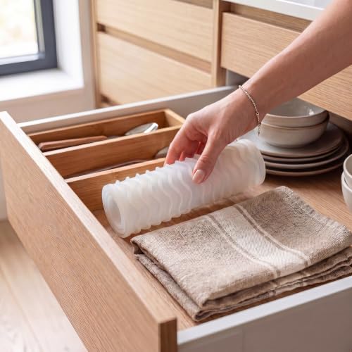 Silicone Dish Drying Mat for Multiple Usage (Translucent / 17"L x 6"W)