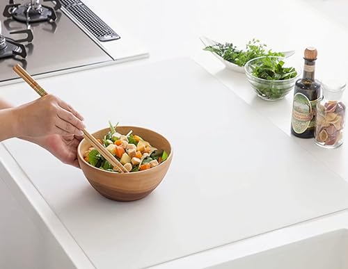 Silicone Placemats (25.6"×17.7"-1pack / Translucent Thicken Non-slip)