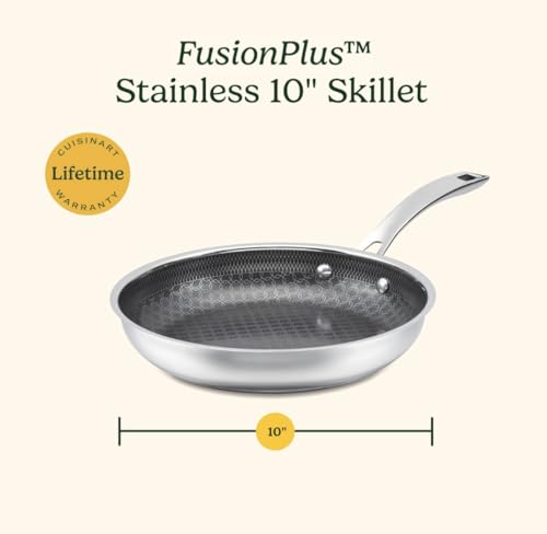 FusionPlus Hybrid Stainless Steel Pan (10-inch Skillet)