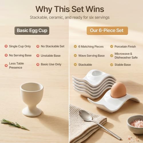 Ceramic Egg Holder Cup