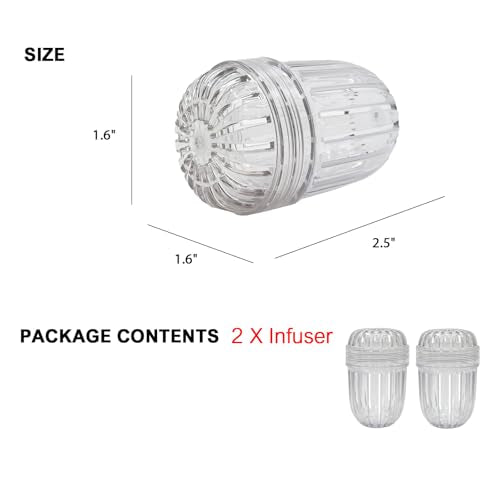 2PCS Small size Fruit Infuser for Wide Mouth Bottles. (2 Count)