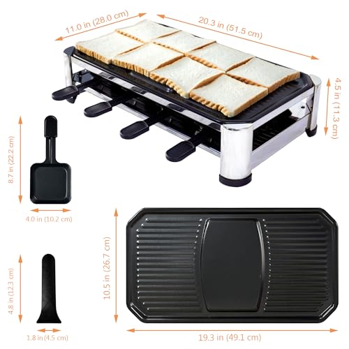 8 Person Raclette Grill