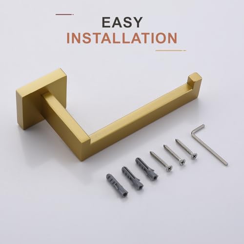 Toilet Paper Holder Brushed Gold (2 Count)