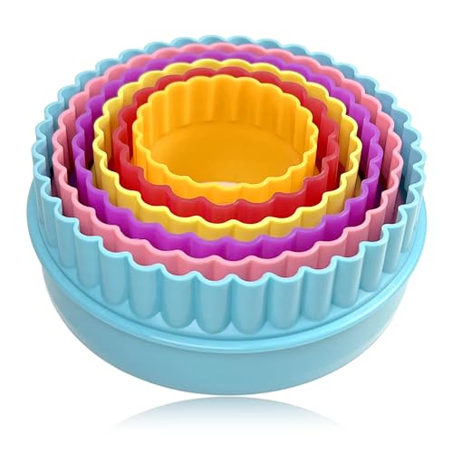 Cookie Biscuit Cutter Set (Round Shaped, 6 Pack)