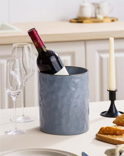 Ceramic Utensil Holder (Blue)