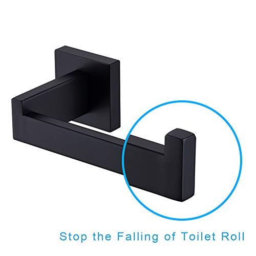 Toilet Paper Holder Matte Black