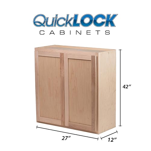 Quicklock RTA (12"D x 27"W x 42"H Standard / Raw Maple)
