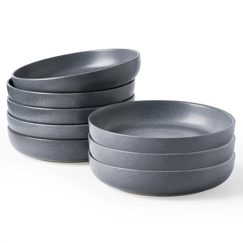 Milkyway 33 oz Pasta Bowls Set of 8 (Matte Dark Charcoal / Set of 8)