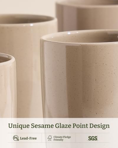 Milkyway Coffee Mugs (Milkyway-Cinnamon Brown and Dark Gray / 4pcs)