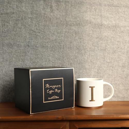 Monogram Ceramic Mugs (gold-I)