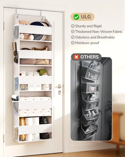 2 Pack 5 tier Over the Door Organizer Beige (Beige / 2 Pack-5 Tier)