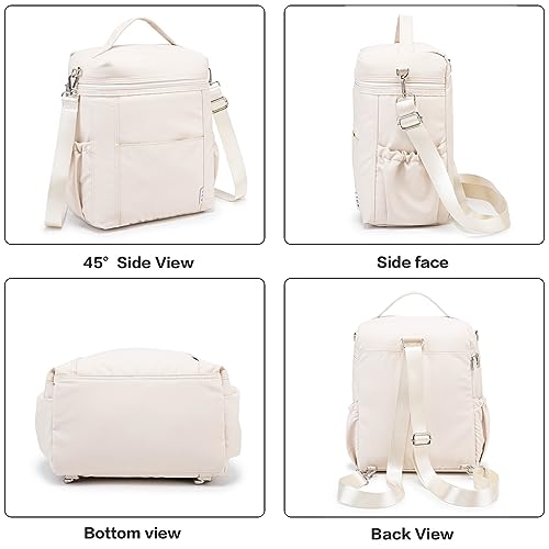 NOL Insulated Lunch Bags for Women Cooler Bag Lightweight Nylon Waterproof Lunch Box for Work