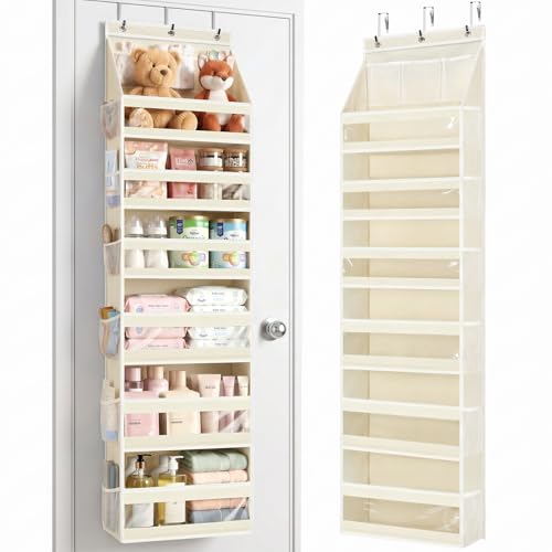7 Tier Over the Door Organizer (Cream White / 7 Tier)