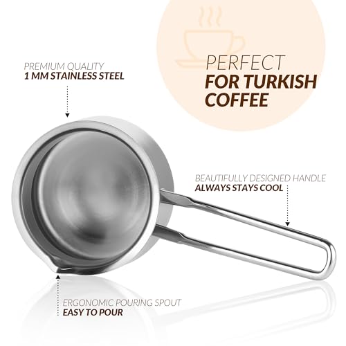 Quality Turkish Coffee Pot (24 Ounces)