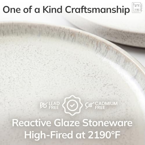 36 Piece Stoneware Dinnerware Set for 12 (Light / Beige / Set for 12 (36pcs))