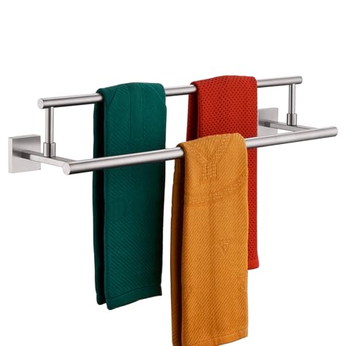 Bath Towel Holders Brushed Nickel Bathroom Rack 24 (Brushed Nickel / 24-Inch)