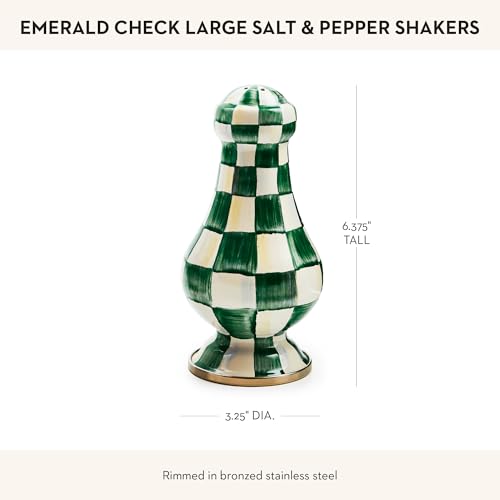 Salt & Pepper Set (Emerald Check / Large)
