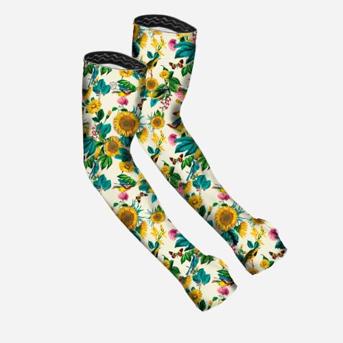 Gardening Arm Sleeves (Large/Extra Large / Garden Flowers)