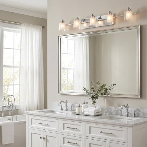 Kolt 42" LED Vanity Light (5-Light / Polished Chrome)