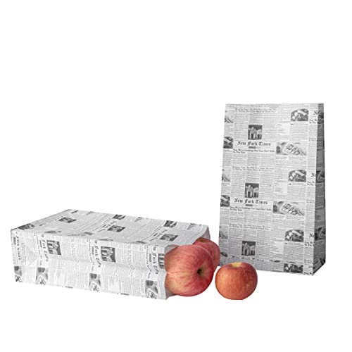 Bag Tek 12 Lb Disposable Lunch Bags (12 lb / Newsprint)
