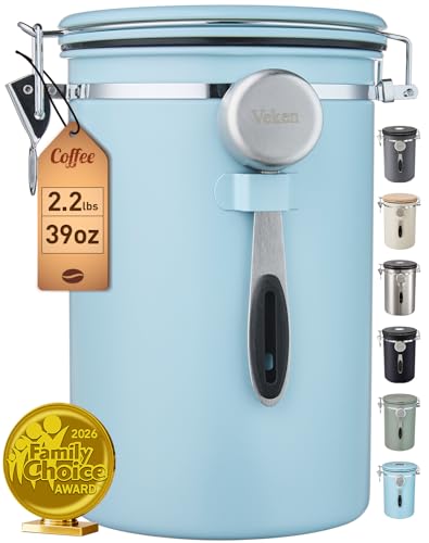 Coffee Canister (Light Blue / 39 oz)