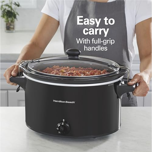 Stay or Go Extra Large 10 Quart Portable Slow Cooker (10 Quarts / Black)
