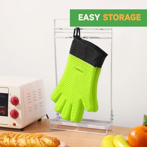 BBQ Gloves Heat Resistant Oven Mitts (2 Count)
