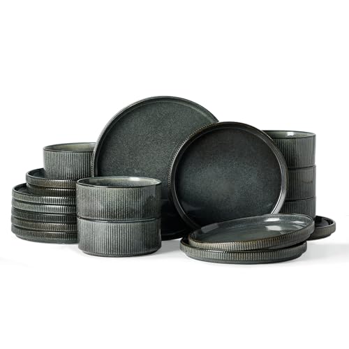 Star Plates and Bowls Sets (Deep Forest)