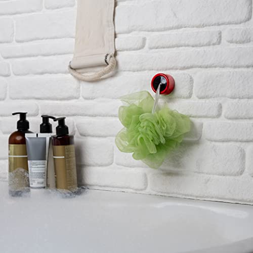 Towel Hooks Towel Holder (8 Pack / Fire Red)