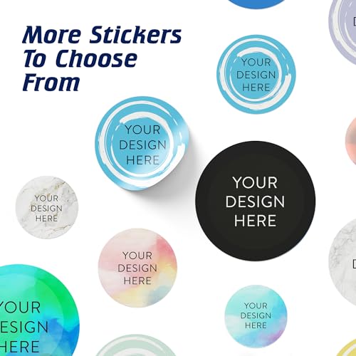Custom Vinyl Stickers Your Image (100 Count)