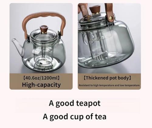 Glass Teapot 40.6oz