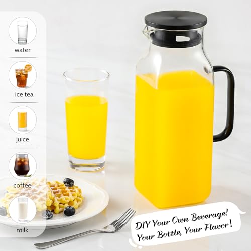 2 Quart 2 Liter 68 oz (Black / 68 Ounces)