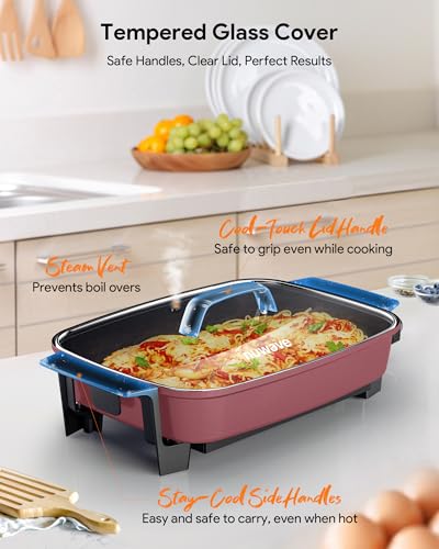 Medley XL Digital Electric Skillet (Cinnamon)