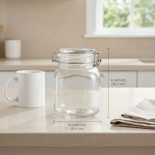 4 Pack Glass Canister Set