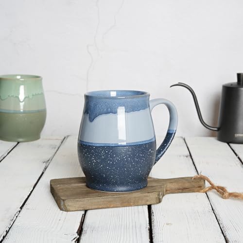 Extra Large Ceramic Coffee Mug (Blue)