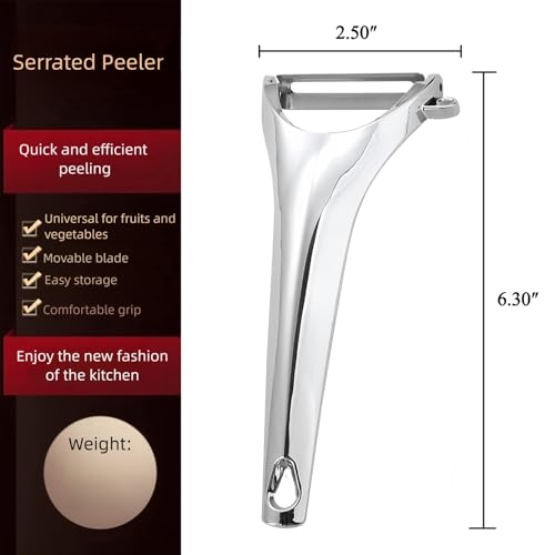 Vegetable Peeler Ergonomic Stainless Steel Handle for Potato Apple