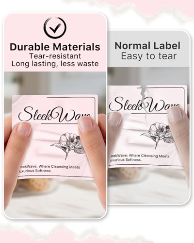 Pink 3" x 3" Square Thermal Label Stickers (3"x3" / Pink)
