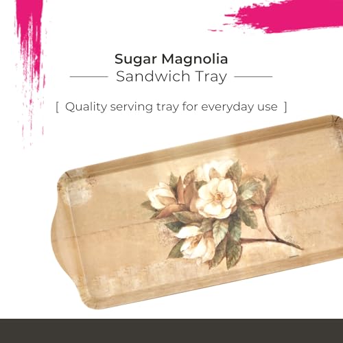 Sugar Magnolia Collection Melamine Tray (15.1" x 6.5" x 1" / Sugar Magnolia)