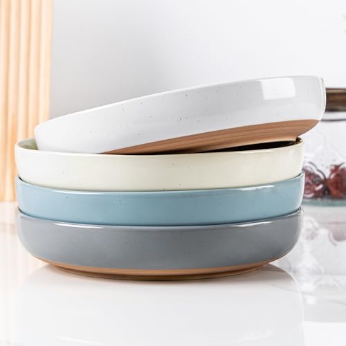 8.75'' Large Ceramic Pasta Bowls (Multi-Color(8.75inch))